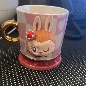 The Munsters Pink and Gold Mug labubu